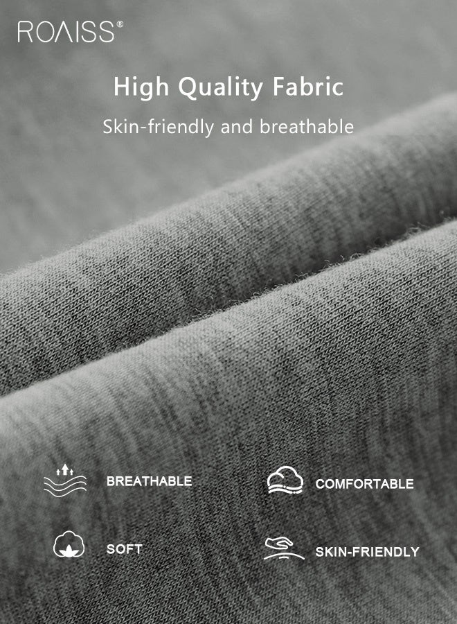 roaiss Plus Size Maternity Support Pants Maternity Leggings with Belly Support Relieve Waist Pressure Comfortable and Skin Friendly Fabric with Stretch and Non-Constricting - Image 4